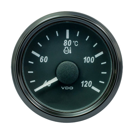 VDO SingleViu 52mm (2 - 1/16") Water Temp. Gauge - Euro - 120 C - 291 - 22 ohm - Get Tight Gear