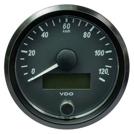 VDO SingleViu 80mm (3 - 1/8") Speedometer - 140MPH - Get Tight Gear