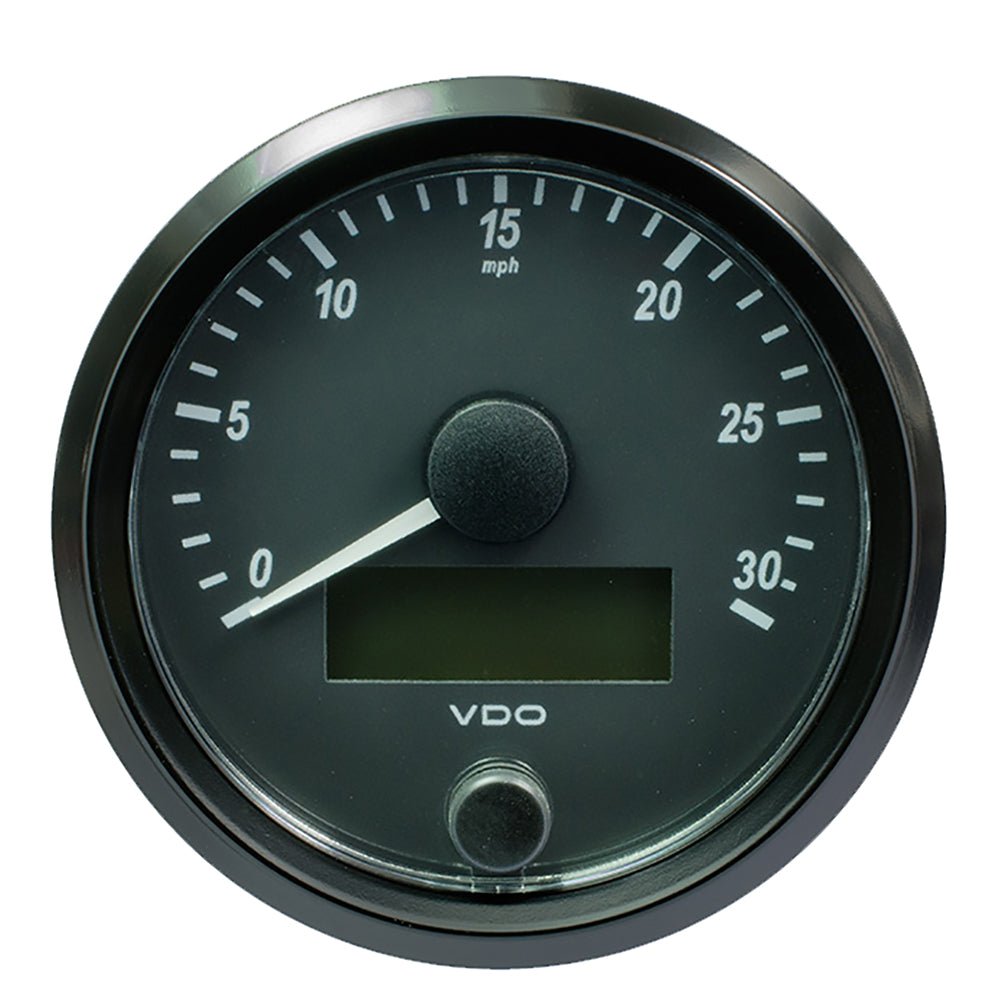 VDO SingleViu 80mm (3 - 1/8") Speedometer - 30 MPH - Get Tight Gear