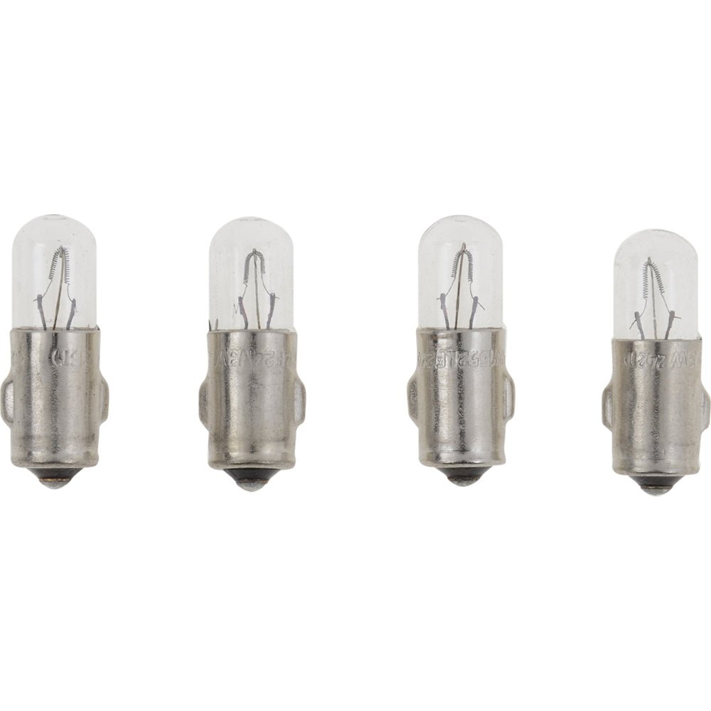 VDO Type A - White Metal Base Bulb - 12V - 4 - Pack - Get Tight Gear