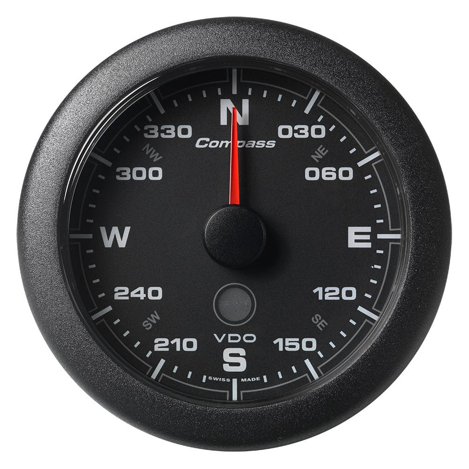 Veratron 3 - 3/8" (85MM) OceanLink Compass - 360 - Black Dial & Bezel - Get Tight Gear