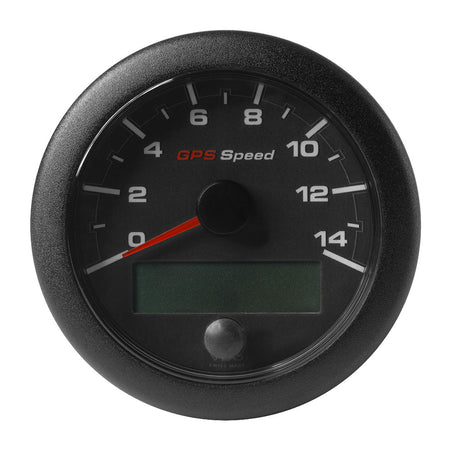 Veratron 3 - 3/8" (85mm) OceanLink GPS Speedometer - Black Dial & Bezel (0 - 14 K/MPH/KMH) - Get Tight Gear