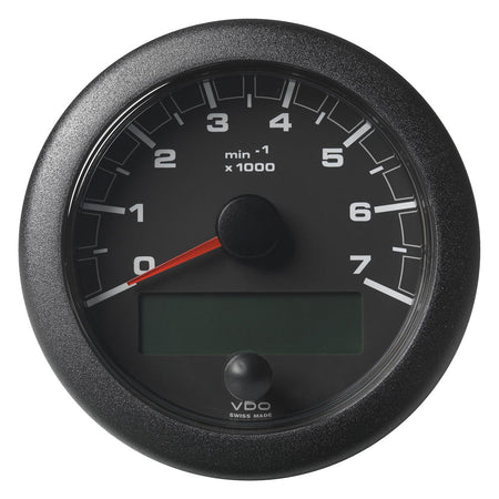Veratron 3 - 3/8" (85MM) OceanLink NMEA 2000 Tachometer - 7000 RPM - Black Dial & Bezel - Get Tight Gear