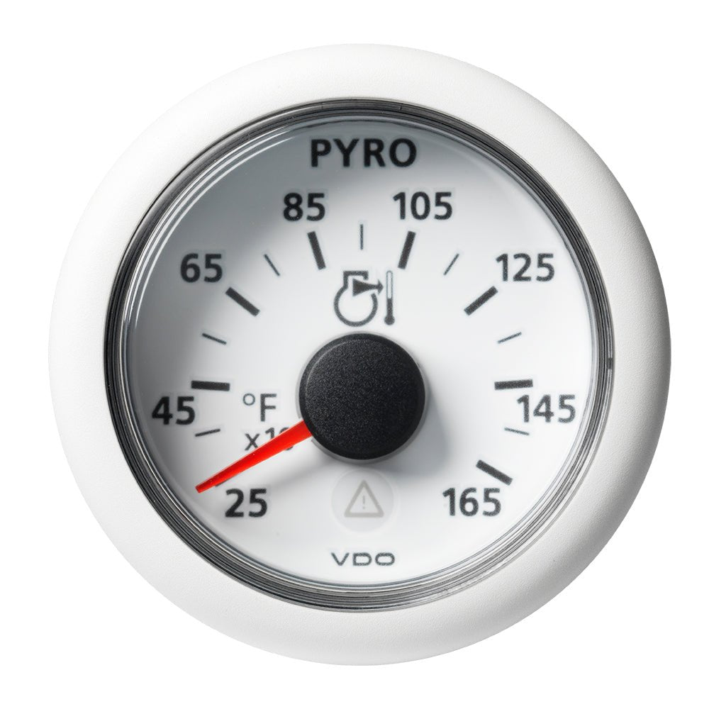 Veratron 52 MM (2 - 1/16") ViewLine Pyrometer - 250 to 1650F - White Dial & Bezel - Get Tight Gear