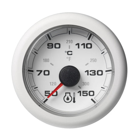 Veratron 52MM (2 - 1/16") OceanLink Engine Oil Temperature 150C/300F - White Dial & Bezel - Get Tight Gear