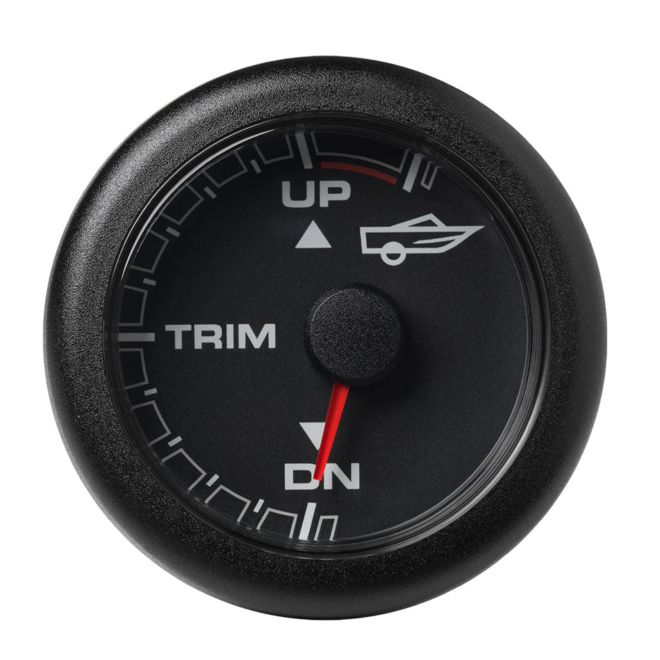 Veratron 52MM (2 - 1/16") OceanLink Engine Trim Gauge - Black Dial & Bezel - Get Tight Gear