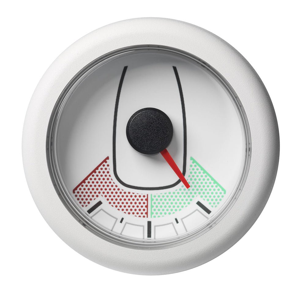 Veratron 52MM (2 - 1/16") OceanLink Rudder Angle Gauge - Left/Right - White Dial & Bezel - Get Tight Gear