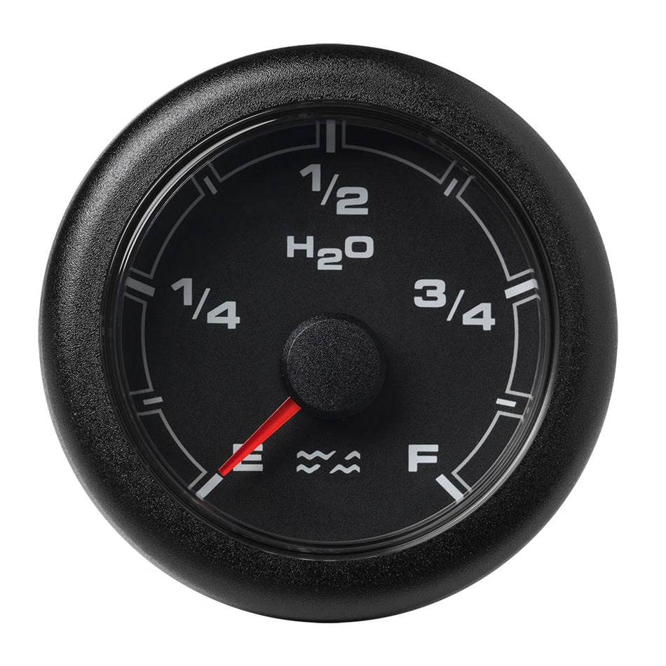 Veratron 52MM (2 - 1/16") OceanLink Waste Water Gauge - Black Dial & Bezel - Get Tight Gear
