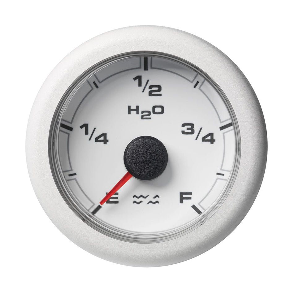 Veratron 52MM (2 - 1/16") OceanLink Waste Water Gauge - White Dial & Bezel - Get Tight Gear