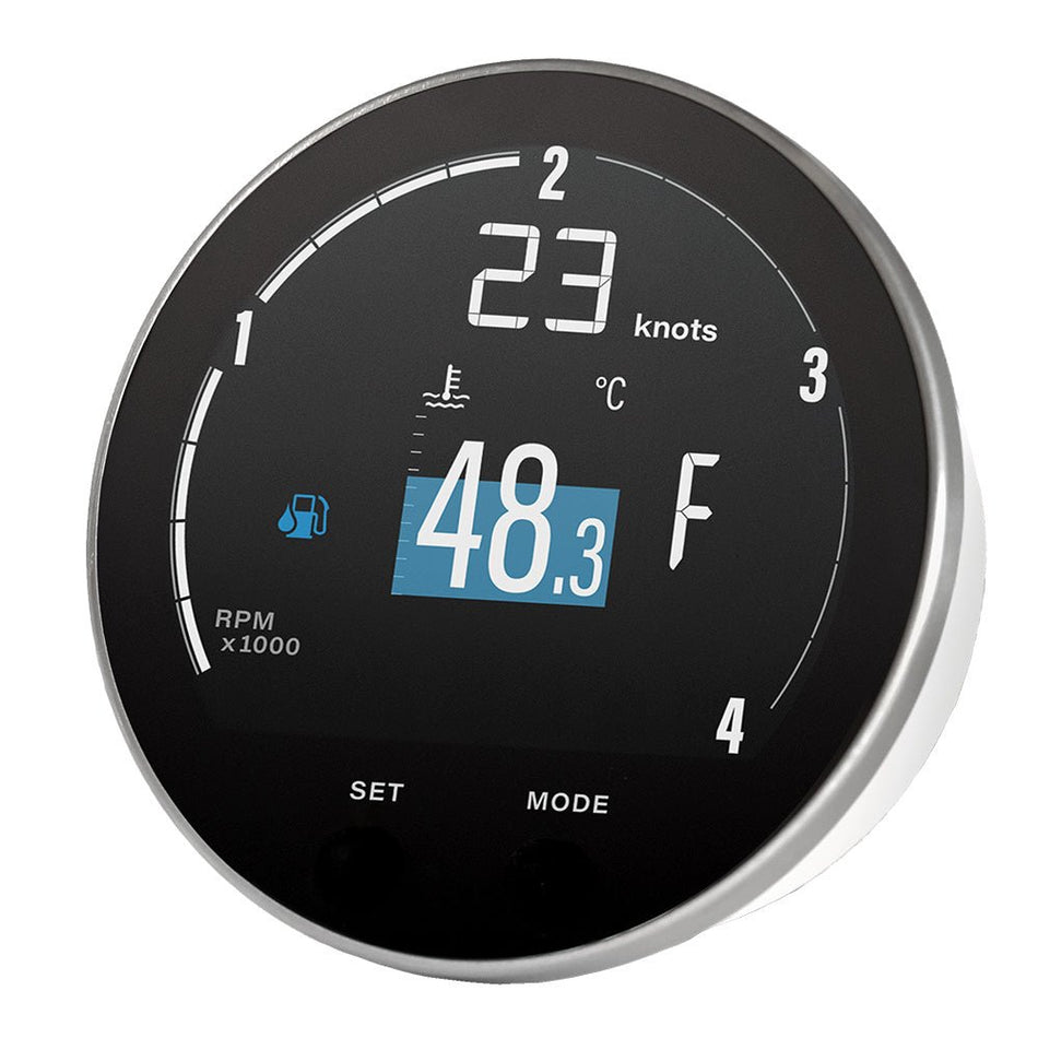 Veratron 85mm (3 - 3/8") VMH - 35D Diesel Multifunction Gauge - NMEA2000 Certified (12 - 24V) - Get Tight Gear