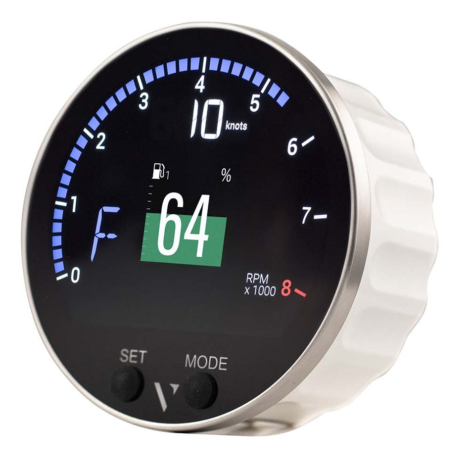 Veratron 85mm (3 - 3/8") VMH - 35S Multifunction Gauge w/Voltage Dependent (0 - 5V) Sensor Input - Get Tight Gear