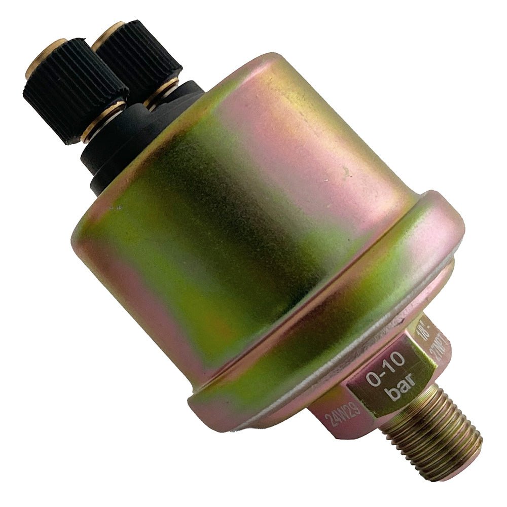 Veratron Oil Pressure Sensor - 1/8" - 27NPT Thread - 10 Bar - Get Tight Gear