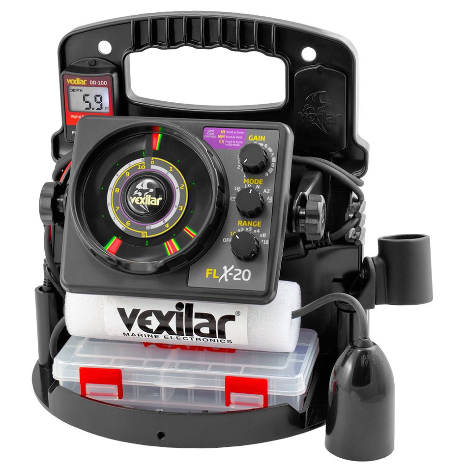 Vexilar FLX - 20 Pro Pack II w/12 Ice Ducer & DD - 100 - Get Tight Gear