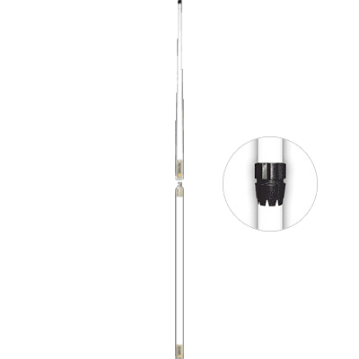 VHF ANTENNA 16' 10DB WHITE W/RUPP - Get Tight Gear