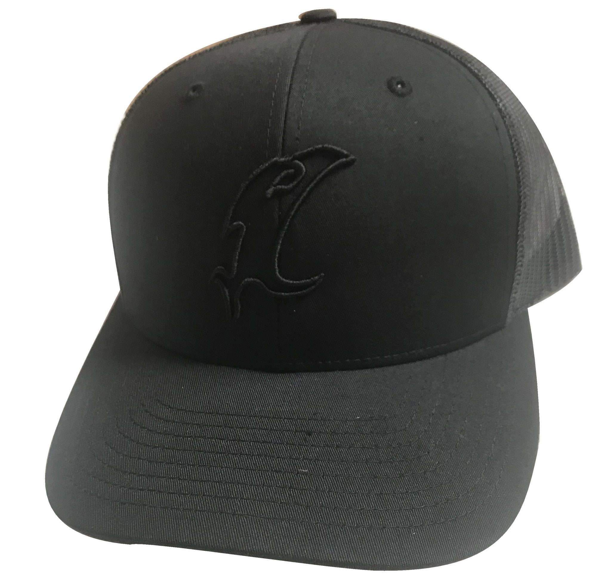 "Vic" Outline Black Adjustable Hat - Get Tight Gear