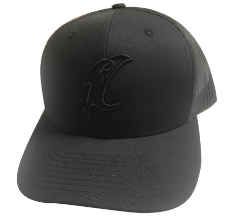 "Vic" Outline Black Adjustable Hat - Get Tight Gear