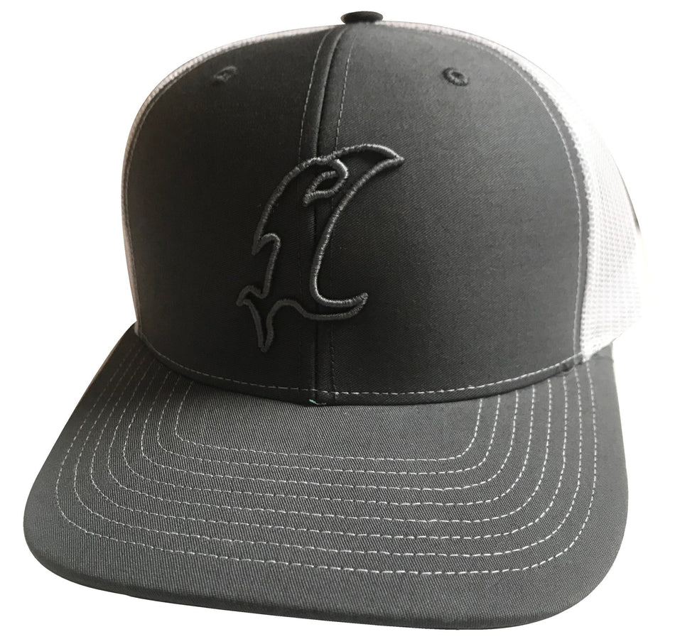 "Vic" Outline Gray Adjustable Hat - Get Tight Gear