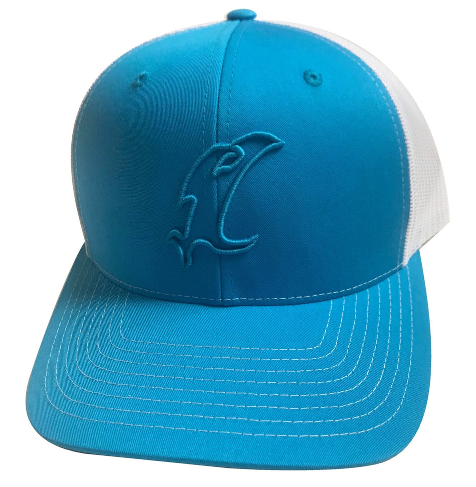 "Vic" Outline Ocean Blue Adjustable Hat - Get Tight Gear