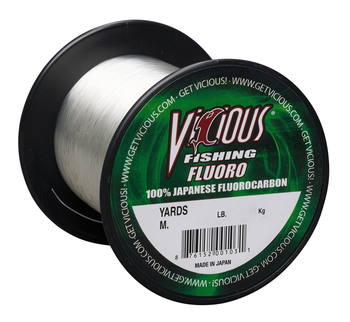 Vicious 100% Japanese Fluoro - 8 Lb Test - Get Tight Gear