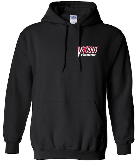 Vicious Classic Black Hoodie - Get Tight Gear