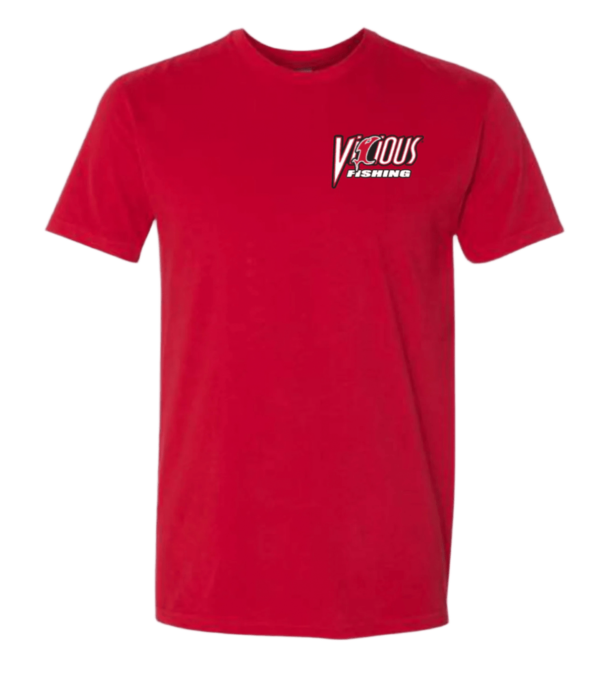 Vicious Classic "Get Vicious" Logo Tee - Premium Red - Get Tight Gear