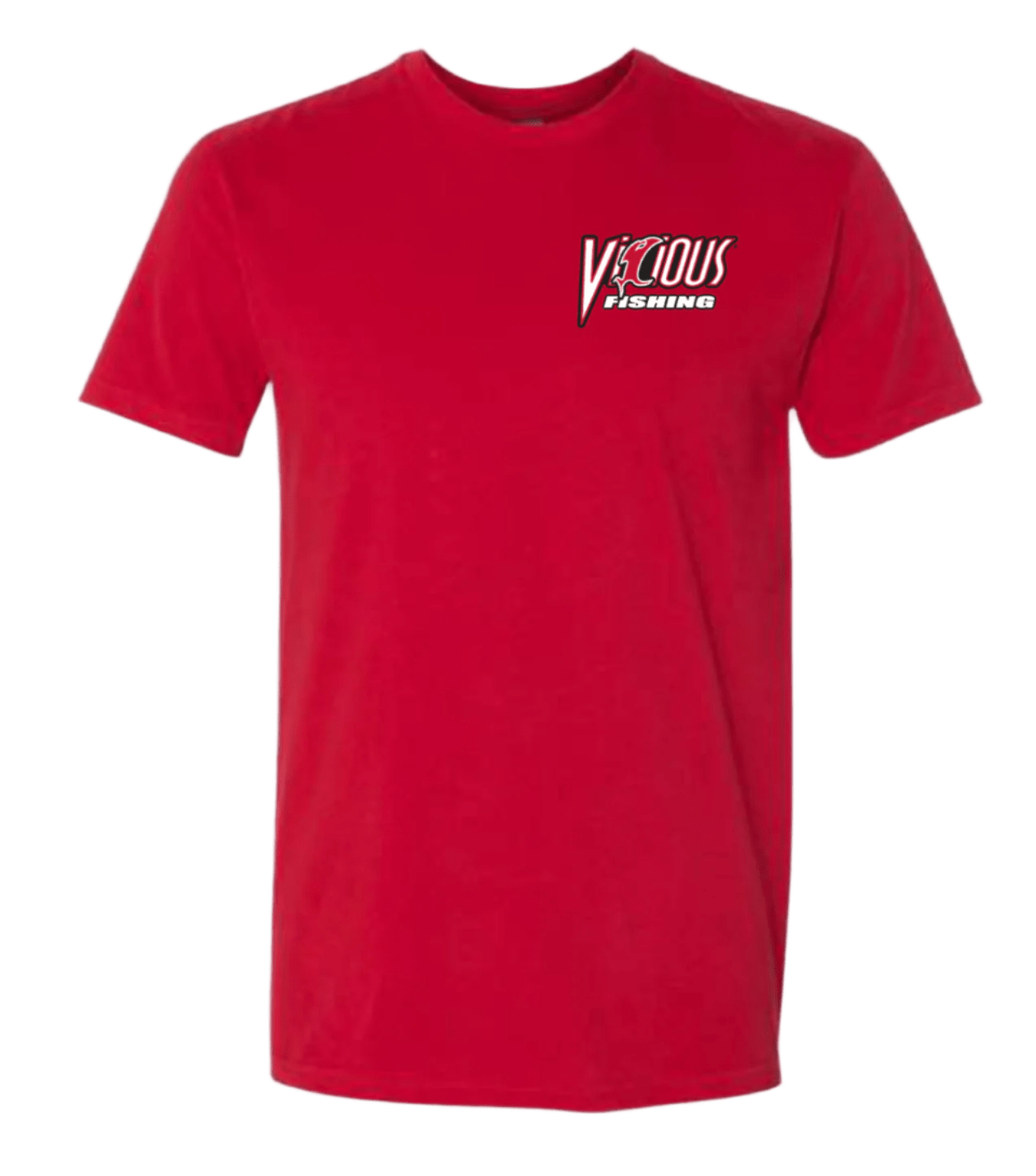 Vicious Classic "Get Vicious" Logo Tee - Premium Red - Get Tight Gear