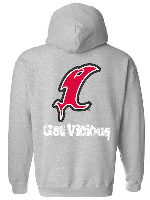 Vicious Classic Gray Hoodie - Get Tight Gear