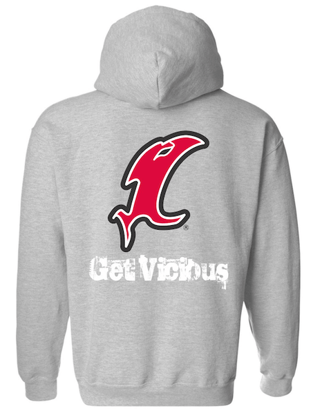 Vicious Classic Gray Hoodie - Get Tight Gear