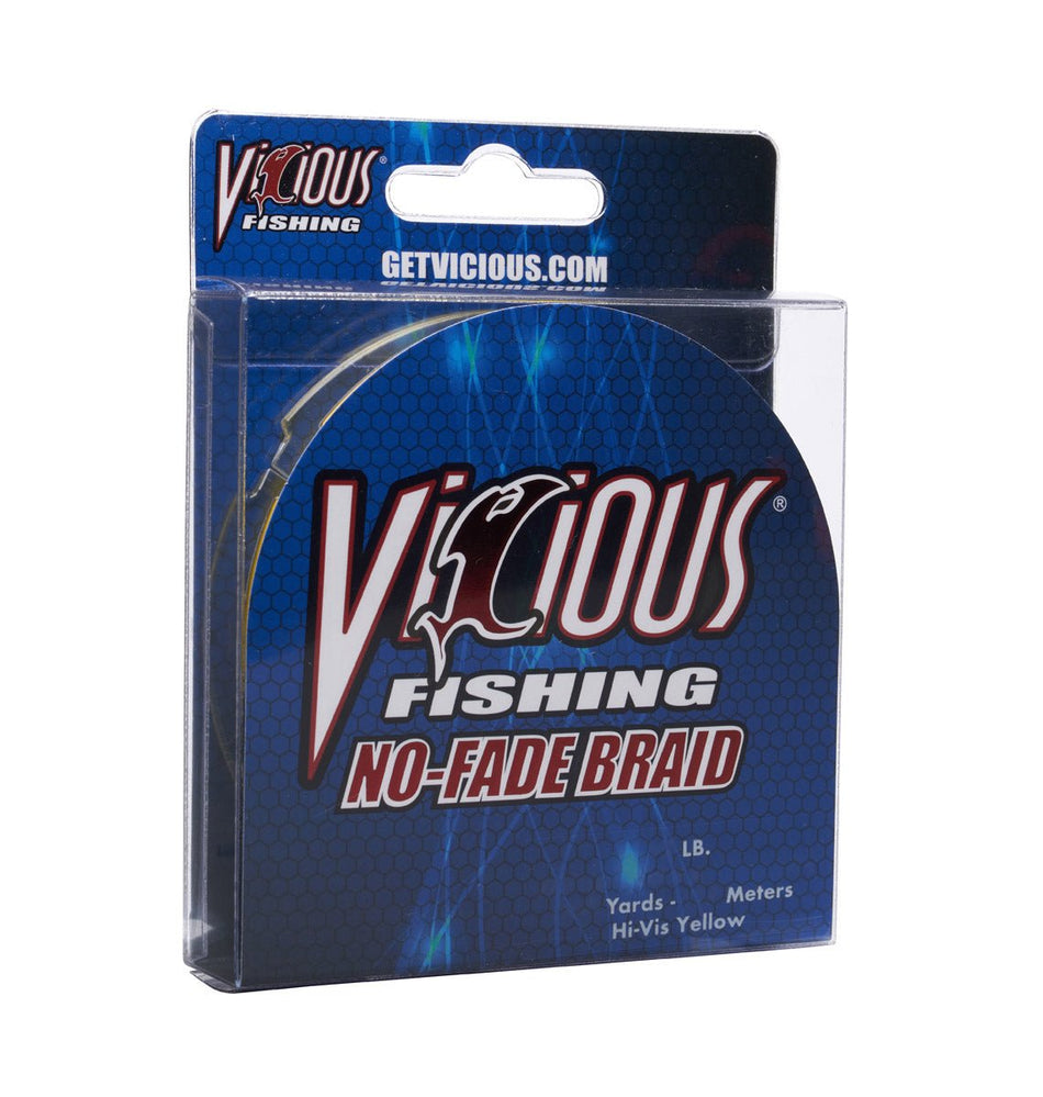 Vicious No - Fade Yellow Braid - 40 Lb Test - Get Tight Gear