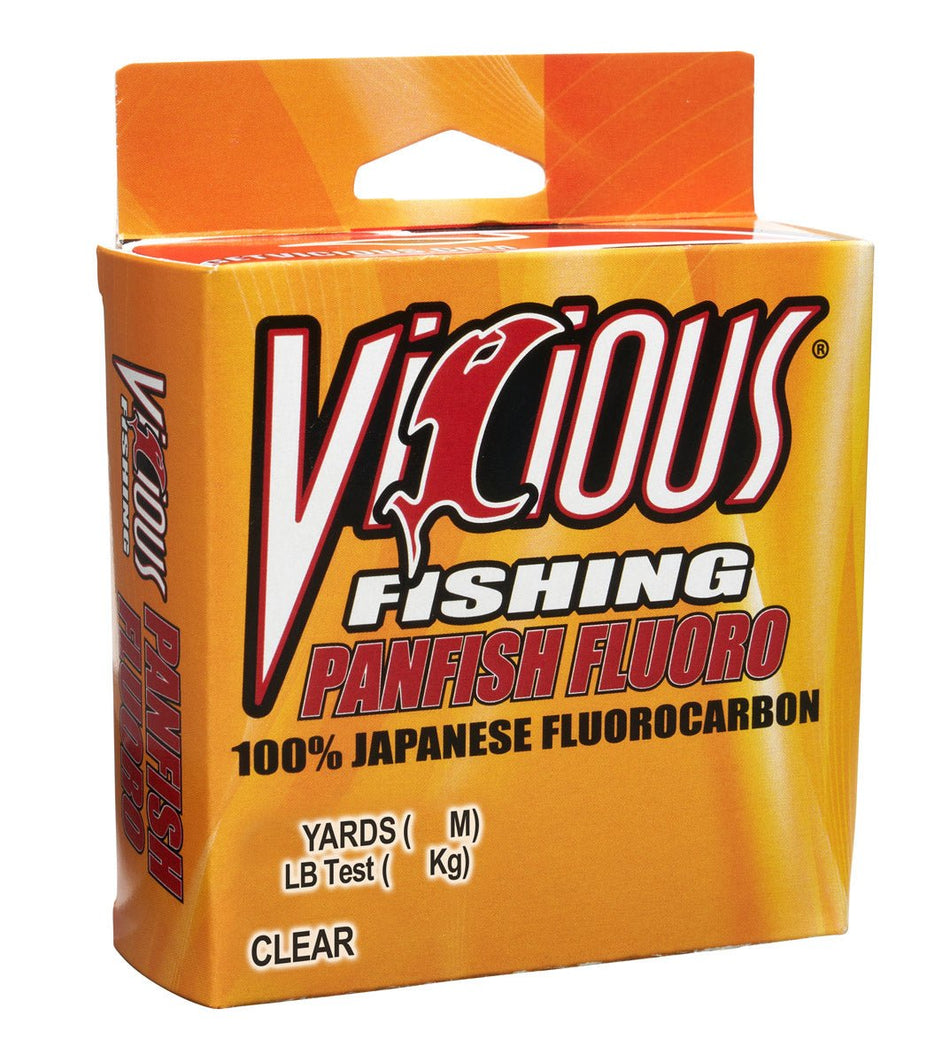 Vicious Panfish 100% Japanese Fluorocarbon - 8 Lb Test - Get Tight Gear