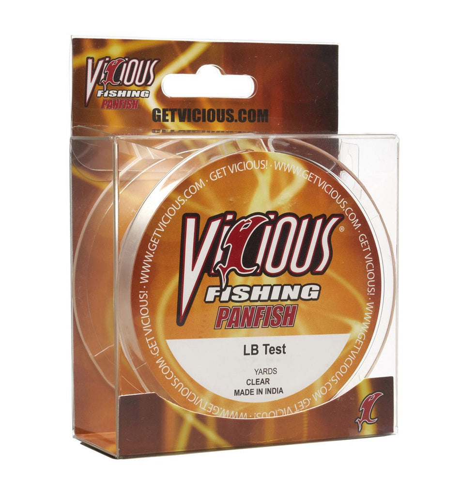 Vicious Panfish Clear Mono - 2 Lb Test - Get Tight Gear