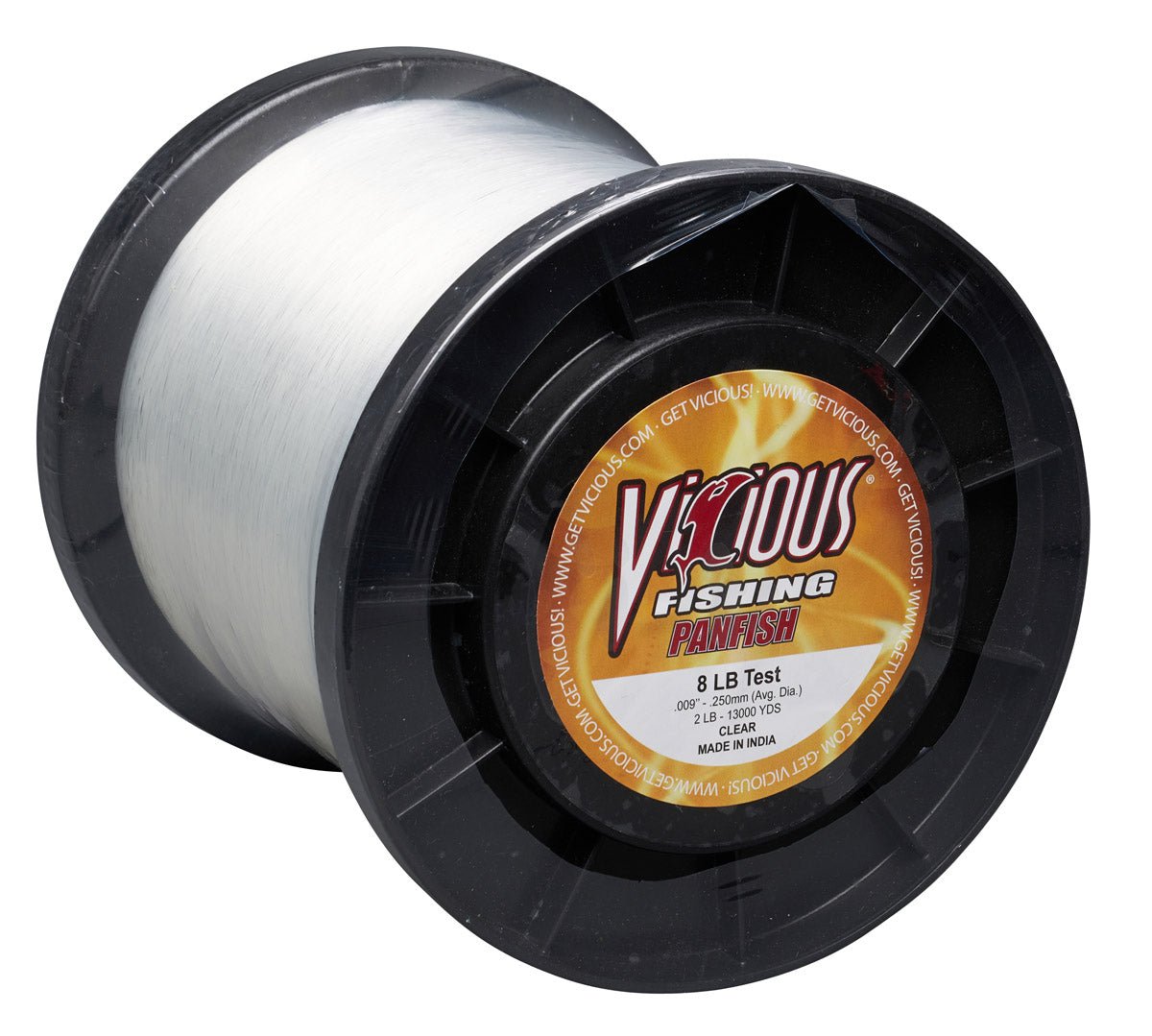 Vicious Panfish Clear Mono - 4 Lb Test - Get Tight Gear