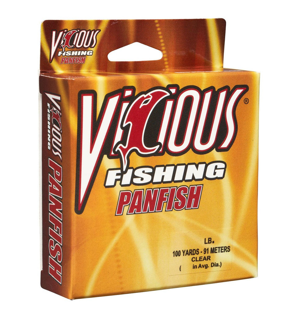 Vicious Panfish Clear Mono - 6 Lb Test - Get Tight Gear