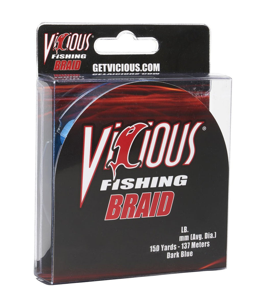 Vicious Standard Blue Braid - 15 Lb Test - Get Tight Gear