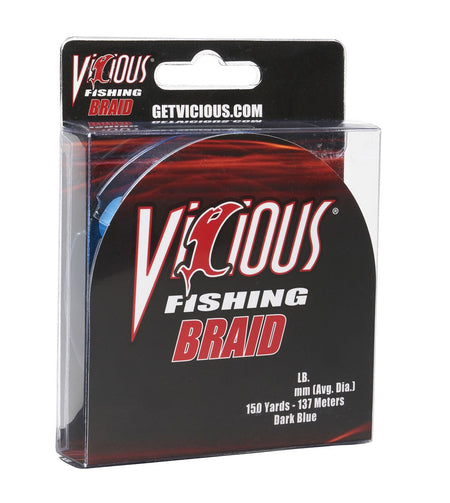 Vicious Standard Blue Braid - 40 Lb Test - Get Tight Gear
