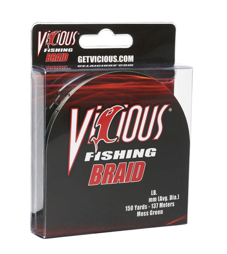 Vicious Standard Green Braid - 10 Lb Test - Get Tight Gear