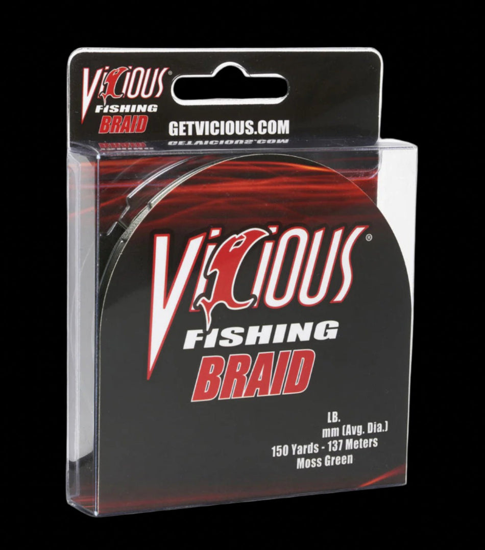 Vicious Standard Green Braid - 100 Lb Test - Get Tight Gear