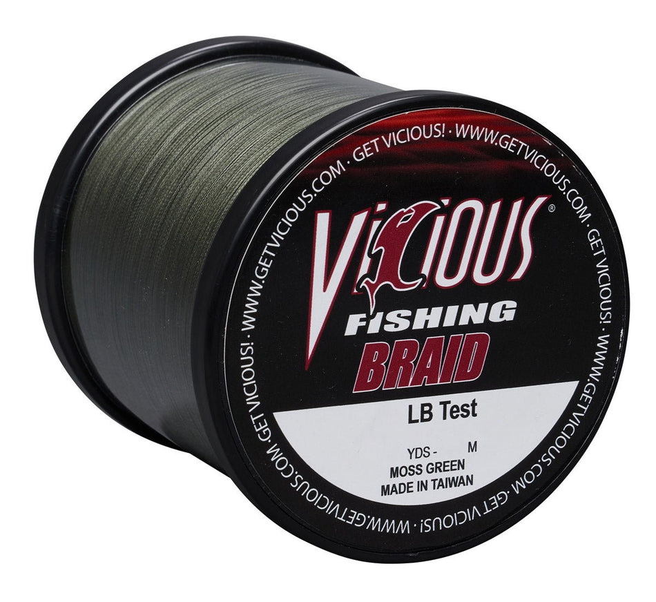 Vicious Standard Green Braid - 120 Lb Test - Get Tight Gear