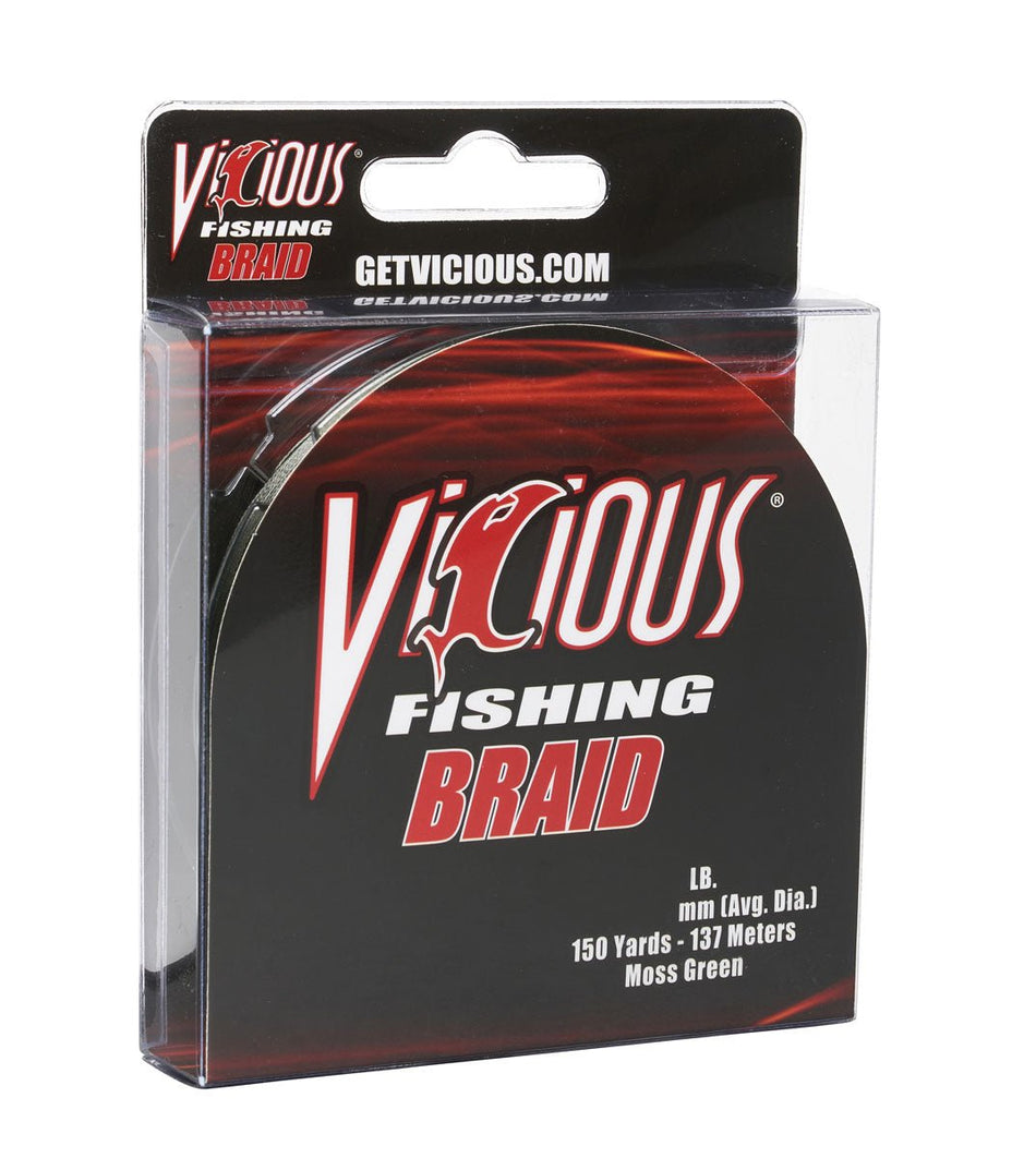 Vicious Standard Green Braid - 65 Lb Test - Get Tight Gear