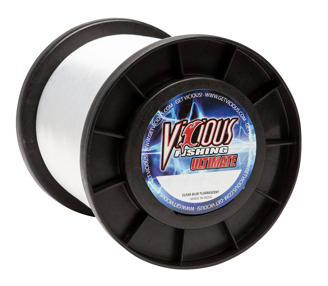 Vicious Ultimate Clear - Blue Fluorescent Mono - 4 Lb Test - Get Tight Gear