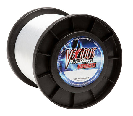 Vicious Ultimate Clear - Blue Fluorescent Mono - 4 Lb Test - Get Tight Gear