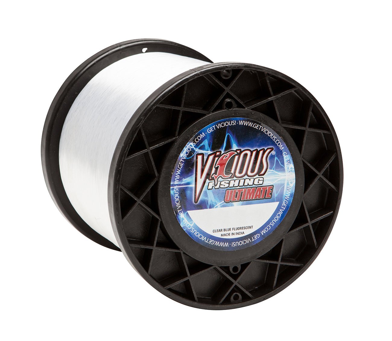 Vicious Ultimate Clear - Blue Fluorescent Mono - 4 Lb Test - Get Tight Gear