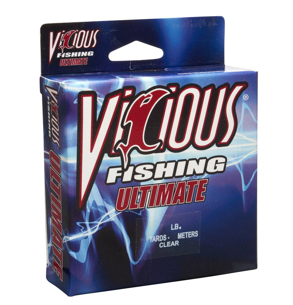Vicious Ultimate Clear Mono - 12 Lb Test - Get Tight Gear