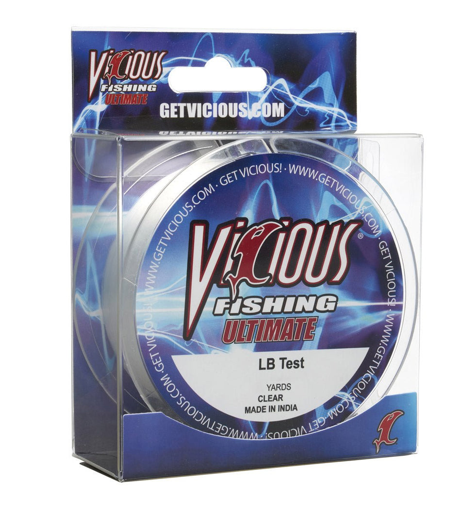 Vicious Ultimate Clear Mono - 20 Lb Test - Get Tight Gear