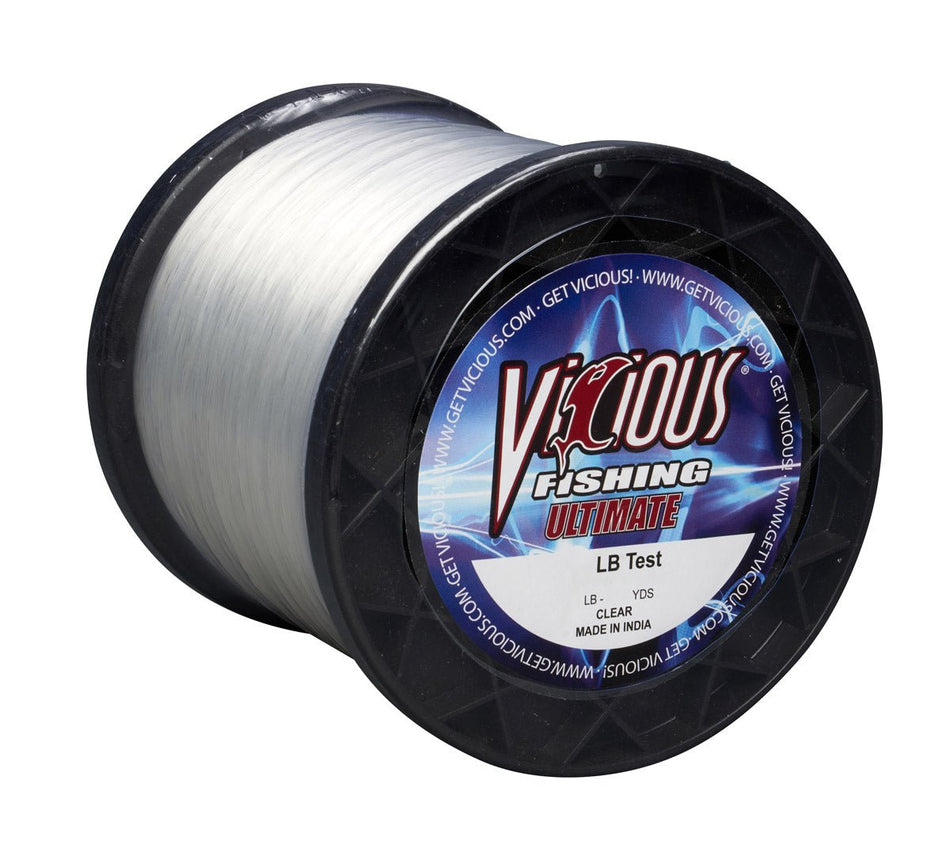 Vicious Ultimate Clear Mono - 50 Lb Test - Get Tight Gear