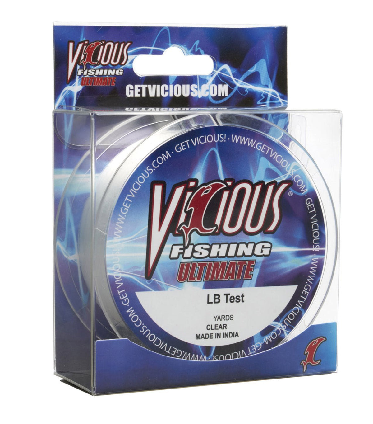 Vicious Ultimate Clear Mono - 6 Lb Test - Get Tight Gear
