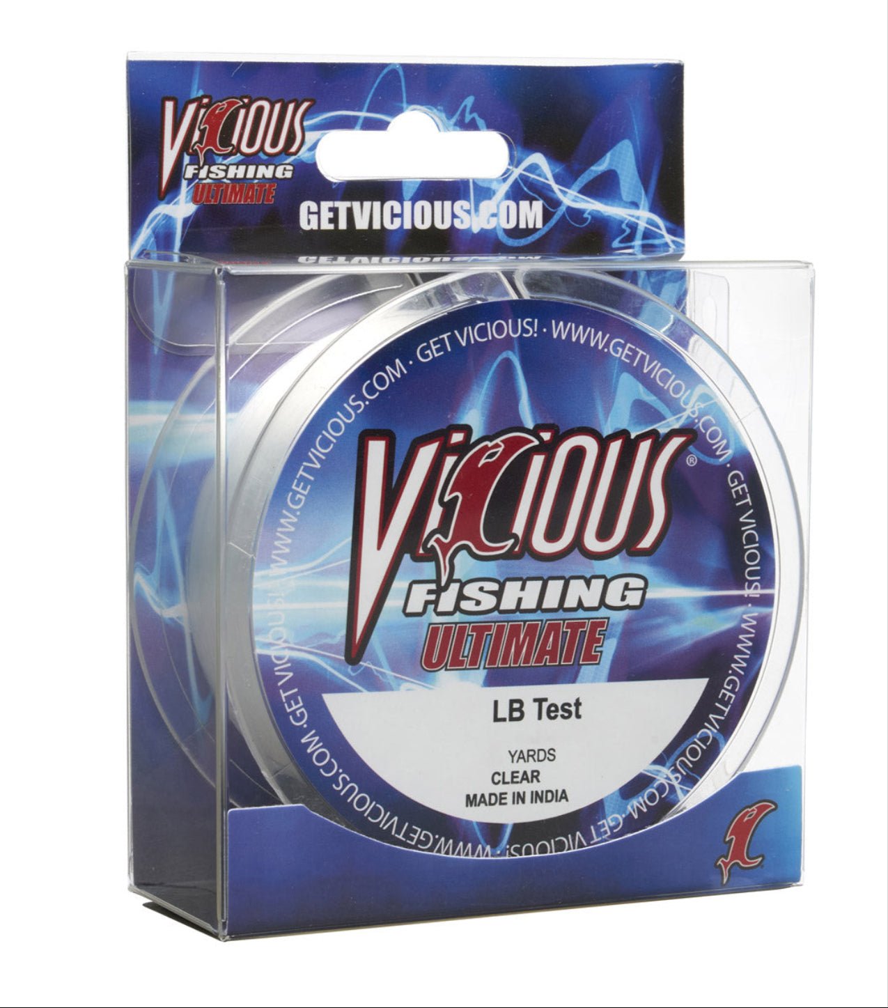 Vicious Ultimate Clear Mono - 6 Lb Test - Get Tight Gear