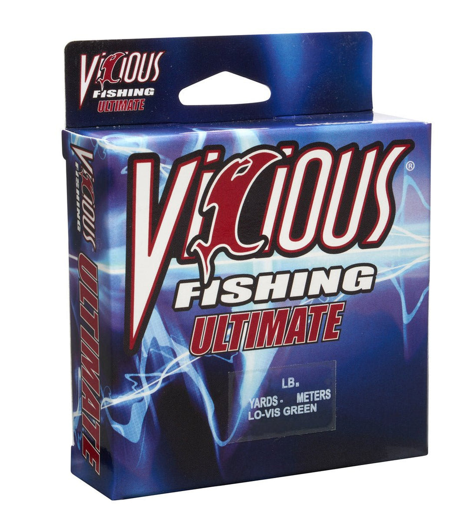 Vicious Ultimate Lo - Vis Green Mono - 12 Lb Test - Get Tight Gear