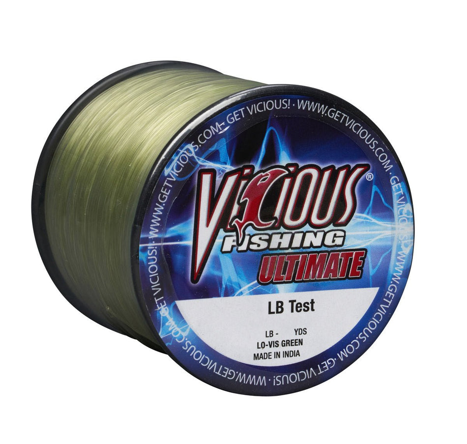 Vicious Ultimate Lo - Vis Green Mono - 20 Lb Test - Get Tight Gear