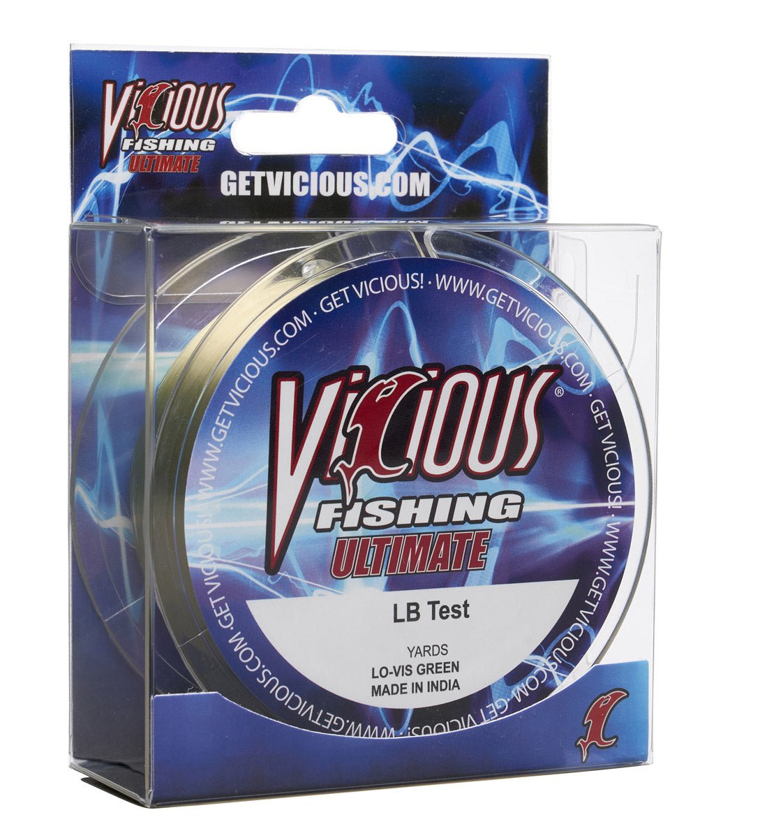 Vicious Ultimate Lo - Vis Green Mono - 4 Lb Test - Get Tight Gear